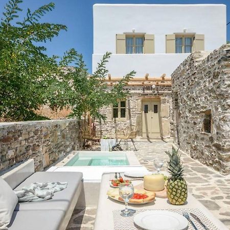 Villa Anthemion Naxos With Outdoor Jacuzzi Ano Sangrion Exterior foto