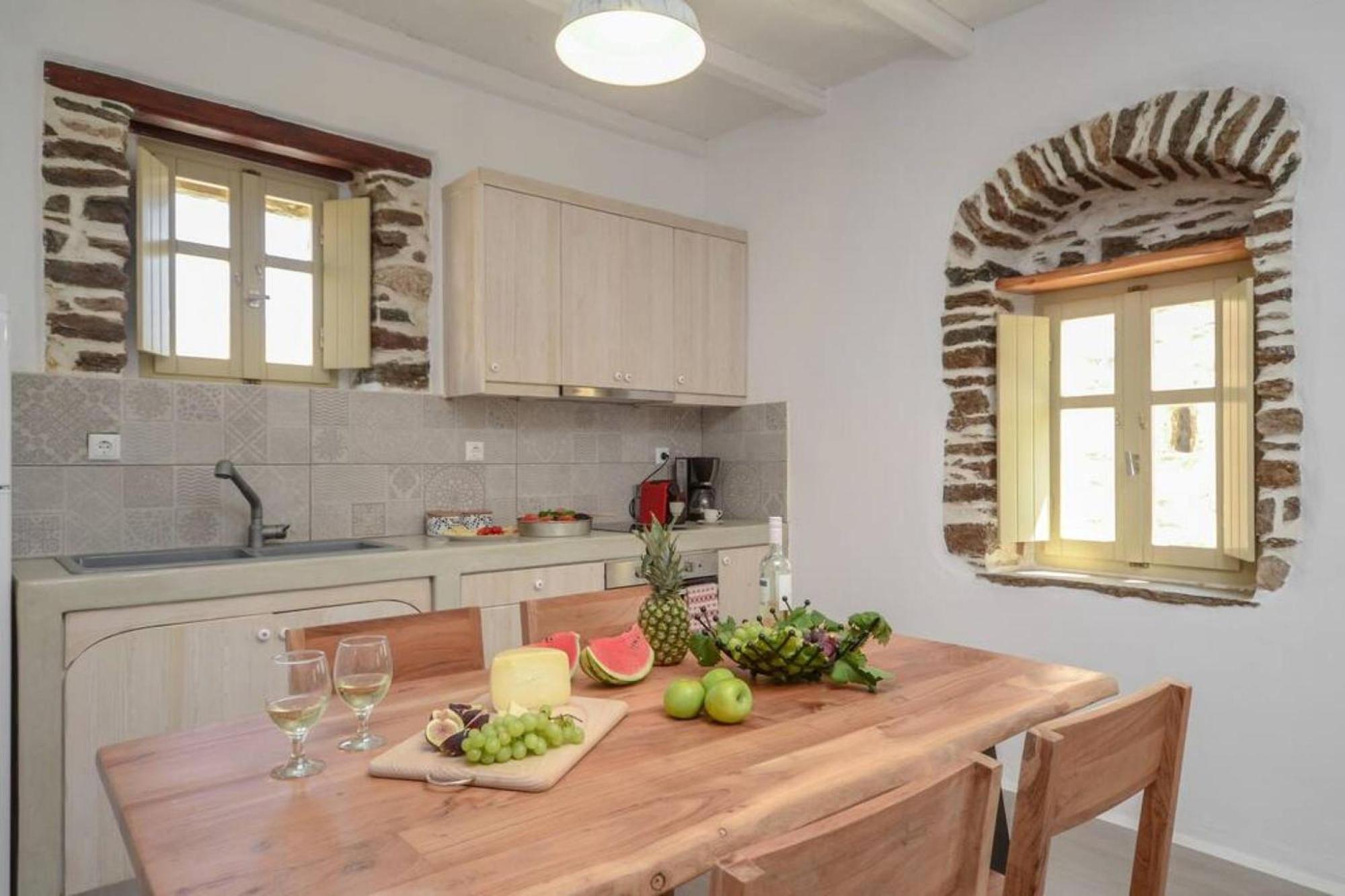 Villa Anthemion Naxos With Outdoor Jacuzzi Ano Sangrion Exterior foto