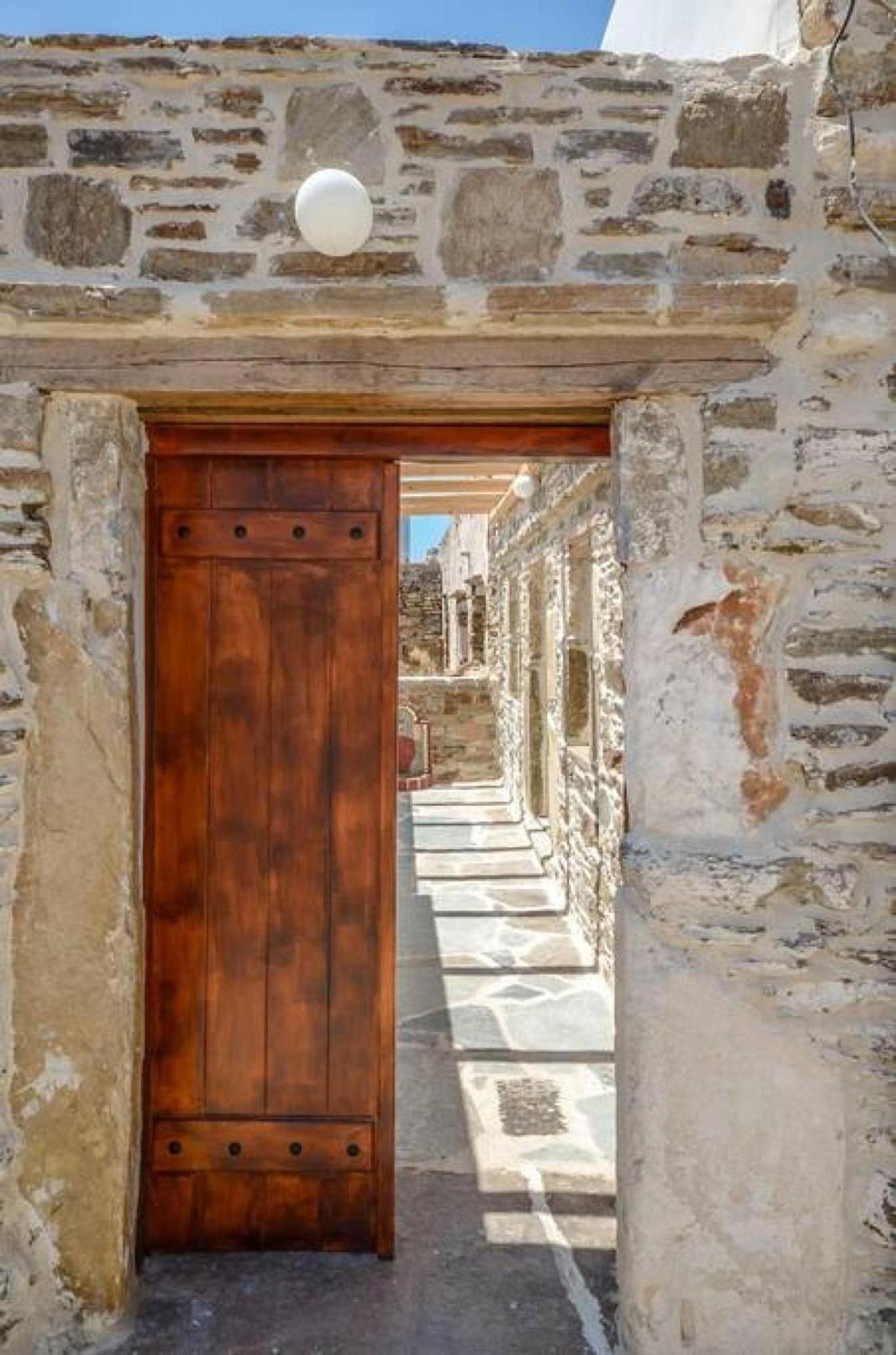 Villa Anthemion Naxos With Outdoor Jacuzzi Ano Sangrion Exterior foto